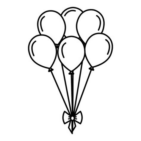 balloon clipart black and white|More.